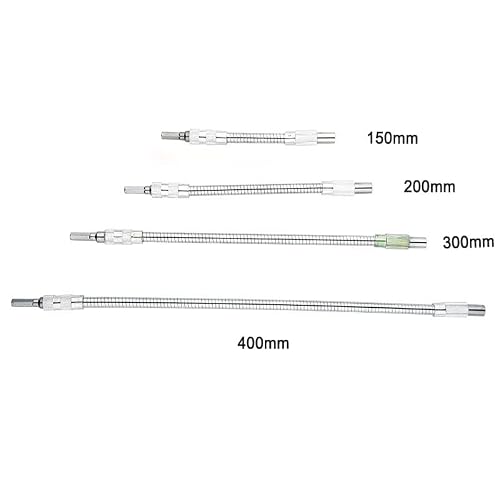 Sagasave Universal Flexible Screwdriver For Drills Flexible Shaft Extension Bits Hex Soft Shaft Stainless Steel Silver #TOP1