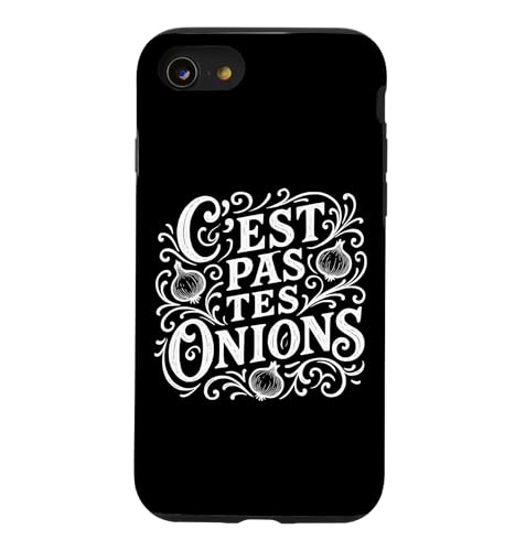 C'est Pas Tes Oignons �ʔ����t�����`�I�j�I�����[���A �X�}�z�P�[�X iPhone SE (2020) / 7 / 8 �p