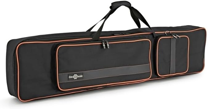 88 Key Slim Piano Keyboard Gig Bag with Shoulder Strap and Padding