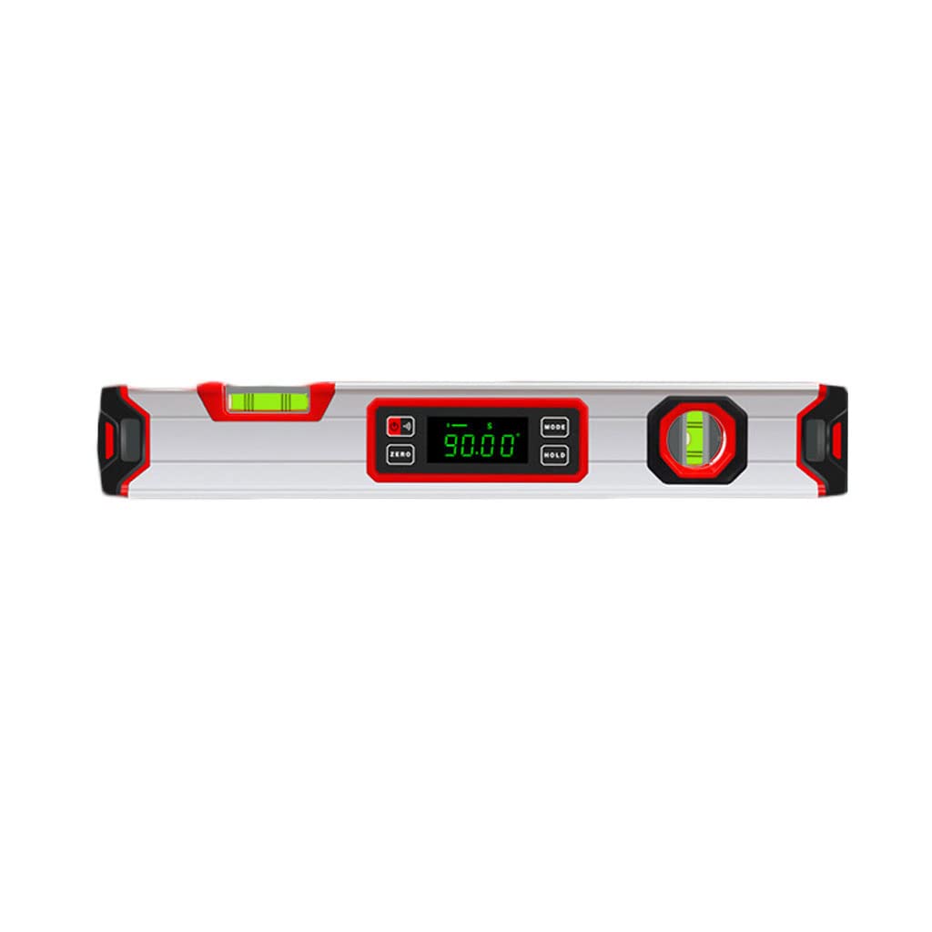 Inclinometro elettronico a bolla portatile a 360 ° verticale e orizzontale a bolla spirituale per costruzione falegname 2 dimensioni livella magnetica a bolla