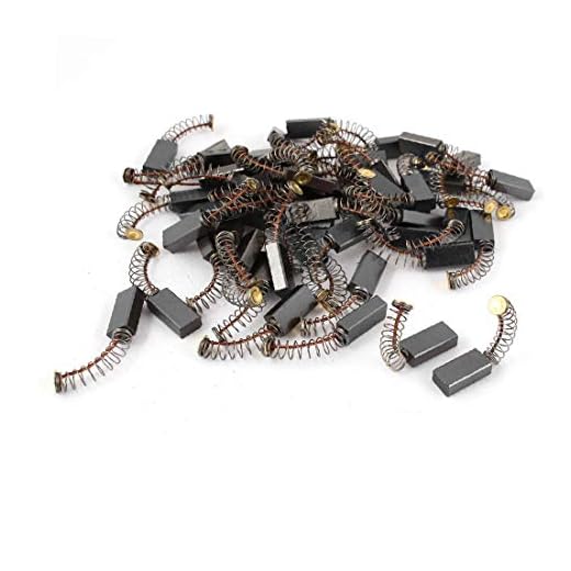 X-DREE 30 st 17 mm x 8 mm x 5 mm kolborstar för generisk elmotor(30 piezas de 17 mm x 8 mm x 5 mm de escobillas de carbón para motor eléctrico genérico