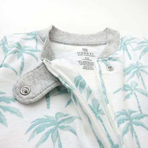 Image of HonestBaby Baby 2-Pack Organic Cotton Footed Pajama Sleep & Play