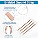 MECCANIXITY 4Pcs Braided Ground Strap 8