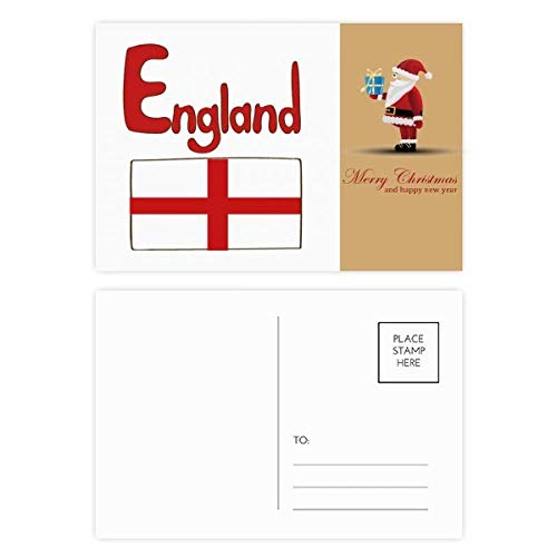 Cartes postales de Père Noël Angleterre pour décorer votre sapin de Noël