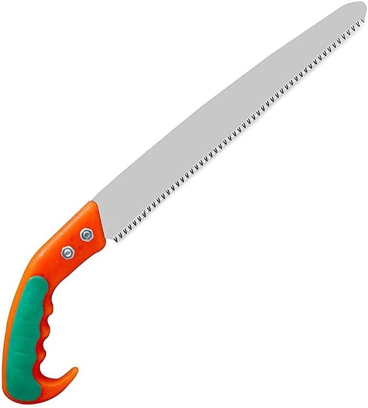 GarthHigh Carbon Steel Tree Cutter, Tree Cutting Saw For Tree Branch Cutter, Camping Saw Cutting Wood, | 3 Edge Sharpen Teeth 270Mm, Hand Powered