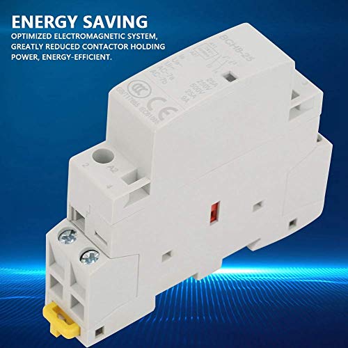 Relais 220v Contacteur AC Ailao 220V 25A 2P - Rail DIN - Manuel/Automatique - Pour Éclairage Et Chauffage - Domestique Contacteur AC 220V