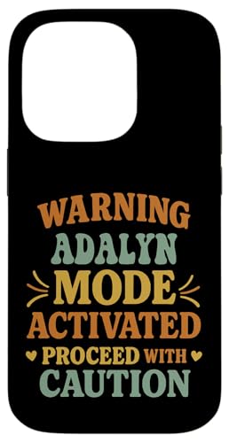 ADALYN Personalized Women's Gift Custom ADALYN �X�}�z�P�[�X iPhone 14 Pro �p
