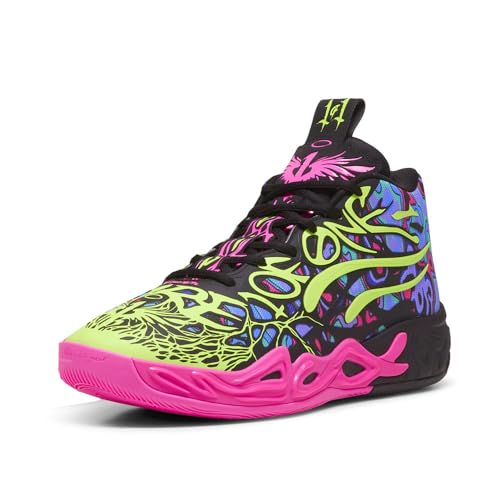 Puma MB.04 Heem - Men's (Black/Luminous Pink/Electric Lime)2