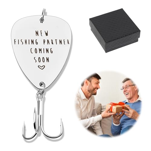 Pregnancy Announcement Gift with Fishing Hook and Box