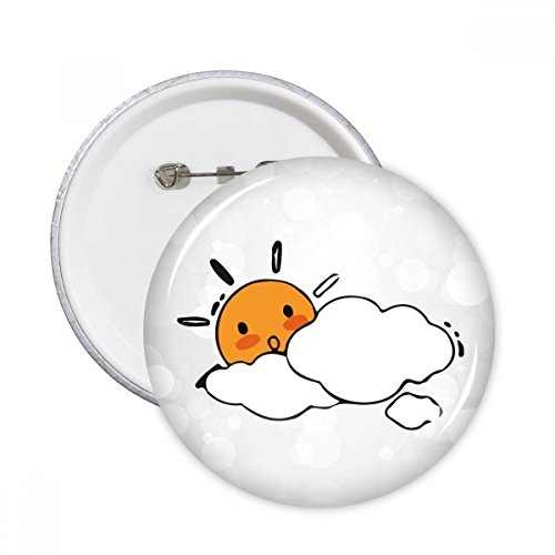 Pins Météo Soleil multicolore pour personnaliser un sac ou une veste