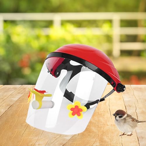 Mangeoire portable pour oiseaux avec 3 fleurs pour jardin