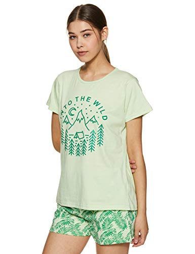 Image of GiglyMigly Women Cotton Printed Top and Pyjama Set