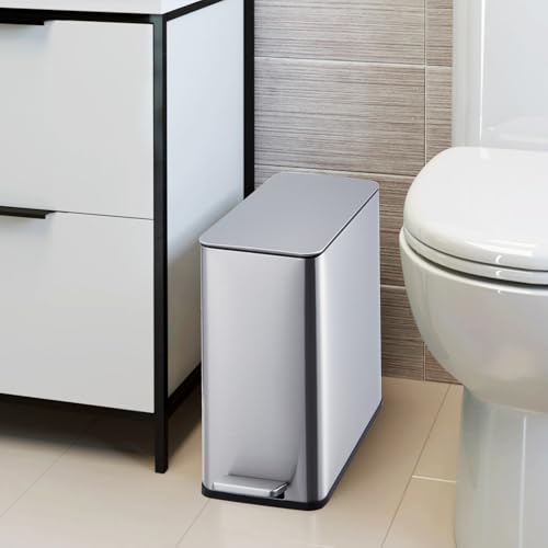 Caneca de basura de acero inoxidable 10L PrecisionAuto miniatura 7
