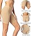 wirarpa Women's Cotton Boy Shorts Underwear Long Leggings Under Shorts Anti Chafe Bloomers 4 Pack Beige Size L