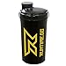 Produktbild Runtime Protein-Shaker | Sport-Flasche für Nutrition und Fitness | 700ml Fassungsvermögen | mit Sieb - 100% dicht | BPA-frei - inkl. Messskala - transparent (Black Yellow)