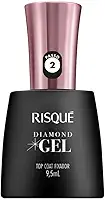 Risqué Top Coat Fixador Diamond Gel Cremoso - 9, 5 ml