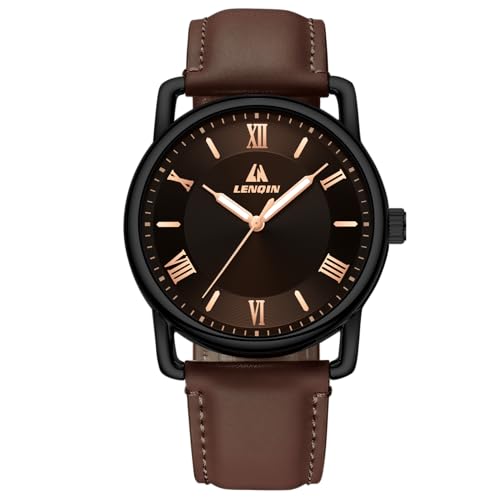 Image of LN LENQIN Mens Watches Unisex Military Sport Nylon Strap Stylish Luminous Fashion Analog Quartz Watch for Men Waterproof Army Tactical Casual Wristwatch