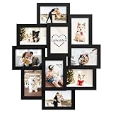 Changement facile : Chaque pêle-mêle photo mural permet de changer facilement les photos. Le verre avant est en verre acrylique, et le fermoir arrière est rotatif, ce qui rend le remplacement des photos très simple.