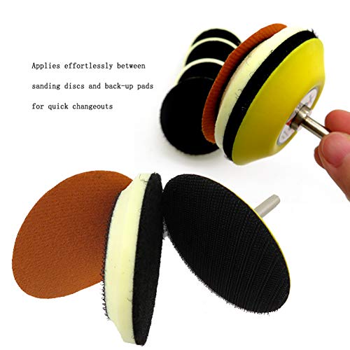 Ponceuse support pad polissage 3 pouces avec interface pad mousse PU chanfreiné