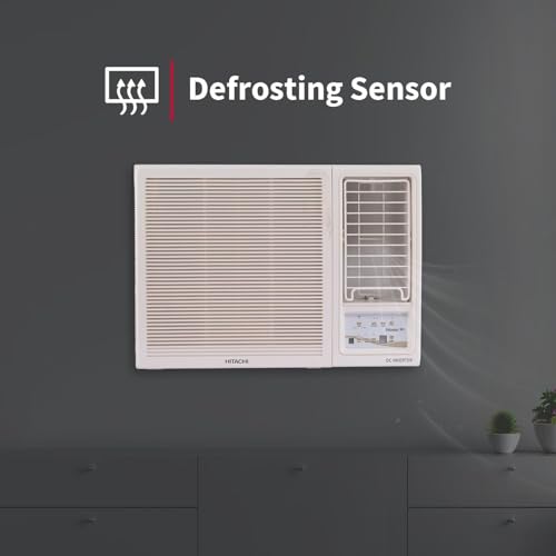 Image of Hitachi 1.5 Ton 3 Star, New star rated, Window Inverter AC (Copper, Filter Clean Indicator, 2026 Model, RAW318HIEO, White)
