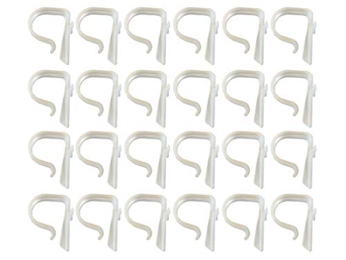 Church Pew Clips For Wedding Decorations - Set Of 24, Heavy Duty Plastic Hooks, Accent Chairs, Railing, Wedding Aisle Decor, Flower Shop, Arrangements #TOP7