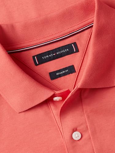 Image of Tommy Hilfiger Mens Short Sleeve Casual Polo Shirts in Regular Fit with Liquid Cotton