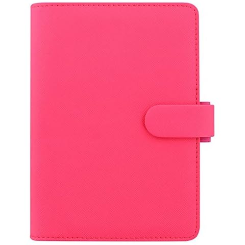 Organizador personal Filofax Saffiano fluro rosa Cover