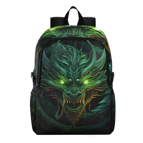 Mochila Plegable Ligera SUABO Dragón Verde para Senderismo miniatura 1