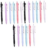 STOBOK 18 Stücke Macaron Gel Stift Schwarz Stifte Kugelschreiber Schwarz Füllfederhalter Füllfederhalter Mit Tinte Malerei Stift Studenten Schreibstifte Test Stift Student PC Mehrzweck