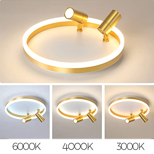 Plafonnier LED à gradation continue avec spot pour chambre - 4