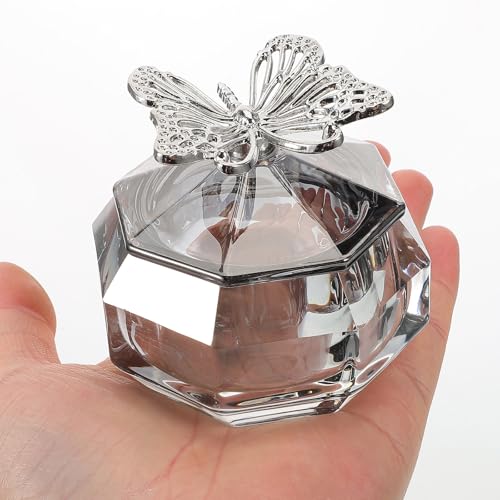 Vaso de vidrio para manicura con tapa y recipiente reemplazable miniatura 4