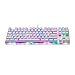 Produktbild DingLong 87keys Gaming Tastatur, Importieren MotoSpeed K87s bunt beleuchtete Hintergrundbeleuchtung USB Wired Gaming hinterleuchtete Tastatur