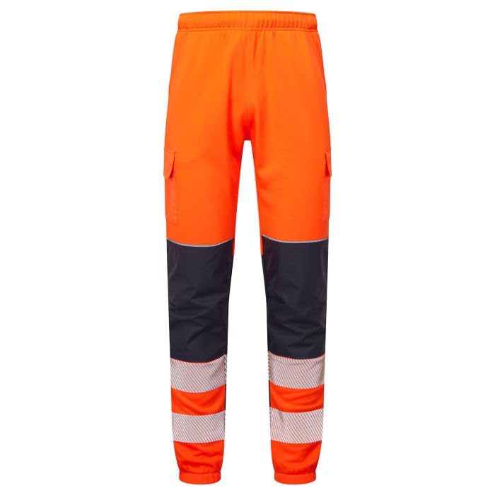 Supertouch Blue Sphere Essentials Hi Vis Eco CottonCool Orange Jogger (UK, Alpha, XXL, Regular, Regular, Orange)