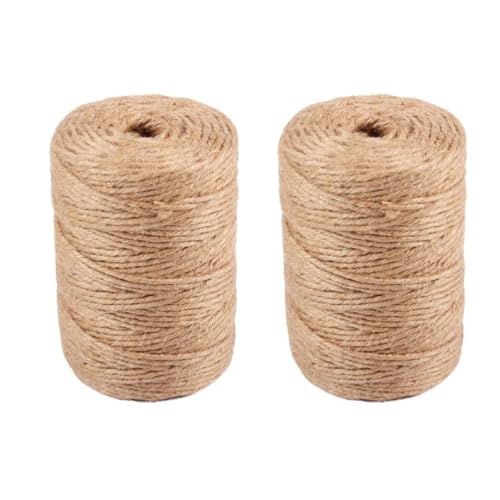 Cuerda de yute natural resistente de 100 metros para trabajos de manualidades 2