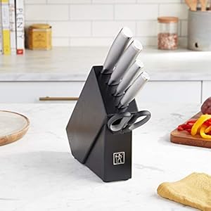 HENCKELS Modernist Razor-Sharp 6-pc Studio Knife Set, Chef Knife, Paring Knife, Utility Knife, German Engineered Informed by 100+ Years of Mastery HENCKELS Modernist Razor Sharp 6 pc Studio Knife Set Chef Knife Paring Knife Utility Knife German Engineered Informed by 100 Years of Mastery