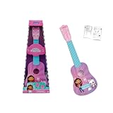 guitarra rosa electrica 6 CUERDAS DE NYLON - Equipada con 6 cuerdas de nailon, esta guitarra de 53 cm ofrece un sonido suave y agradable, ideal para manos pequeñas.