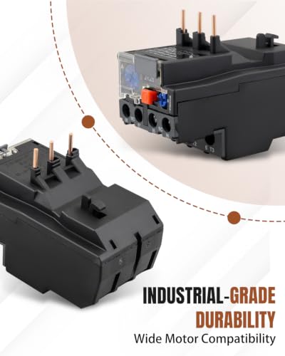 Relé térmico ajustable 7-10A, para protección de motor trifásico, 1NA 1NC, reinicio manual y automático, 690V, compatible con JR28-25 NR2-25 LR2-D13 miniatura 6