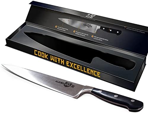 KUMA Multipurpose Chef Knife - 8 Inch Professional Sharp knife - Kitchen knife For Cutting, Chopping and Dicing With Incomparable Ergonomic Grip