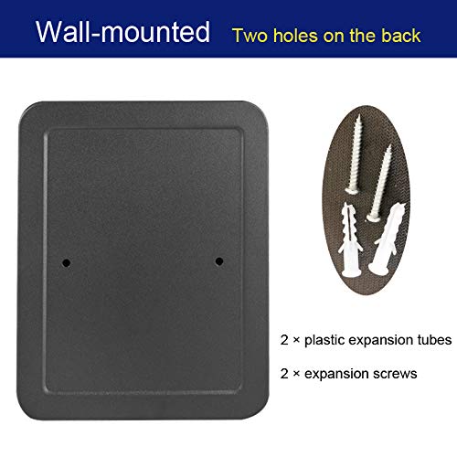 20 Key Cabinet With Combination Lock And 20 Key Tags,Key Box Safe Cabinet Wall Mount,Black #TOP2