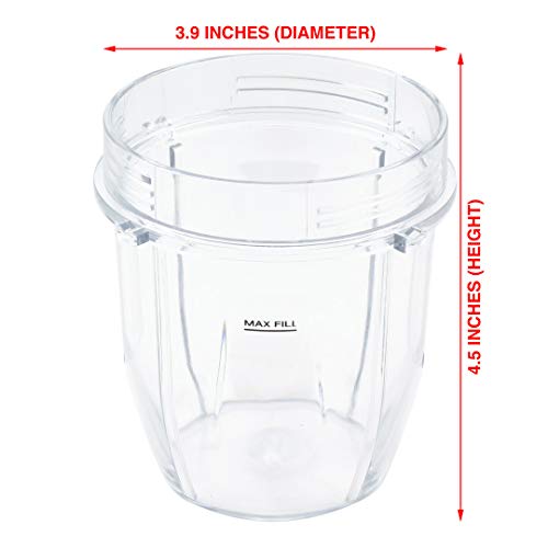 Repuesto vaso 12 oz con tapa Nutri Ninja miniatura 2