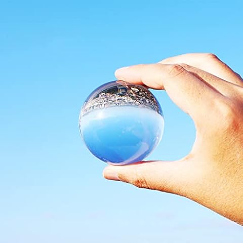 DSJUGGLING 2.5 Inch Clear Acrylic Contact Juggling Ball Dia. 63.5mm Cover