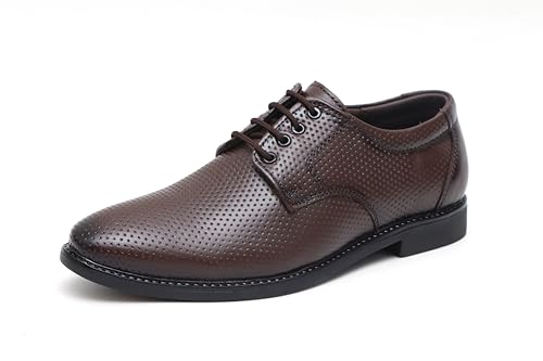 Image of ARAMISH Boy's Genuine Leather Derby Lace Up Formal Shoes