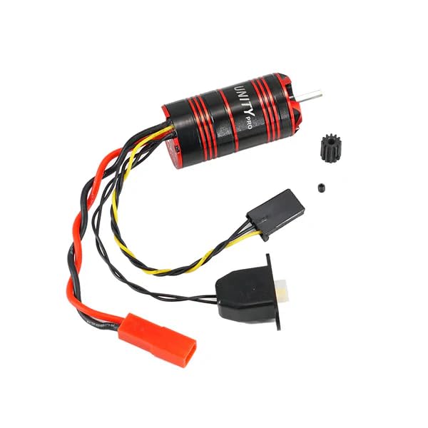 furitek Unity PRO 3500kv 2-in-1 Micro FOC Brushless System Included Inrunnner Motor with Integrated ESC for REDCAT ASCENT-18 1/18 Upgrade Electronics (HELIDIRECT)