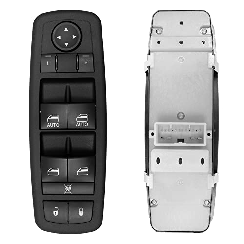 Catálogo para Comprar On-line Interruptores de ventana los más solicitados. 45 Master Power - Interruptor de ventana | 3 pines + 8 pines requiere comprobación | Reemplazo para Dodge Durango 2011-2014, Jeep Grand Cherokee | Reemplaza # 68086693AC 68086693AD