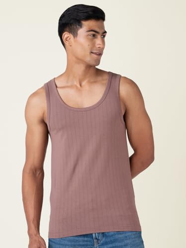 Image of DAMENSCH Anti-Bacterial Anti Odour Soft Pinstripe Cotton Vest