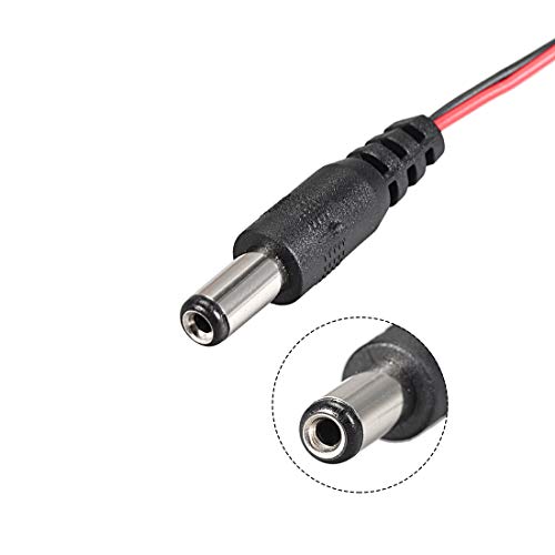 Conector de corriente DC macho 2.1x5.5mm paquete 2 miniatura 2