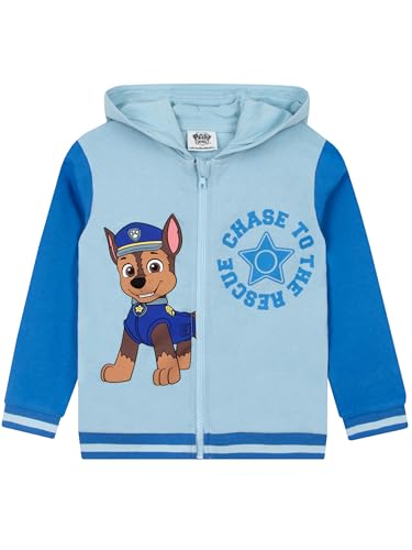 Paw Patrol Sweats Garçon Chase, Pull Enfant Garcon, Hoodie Chase, Bleu 4-5 Ans