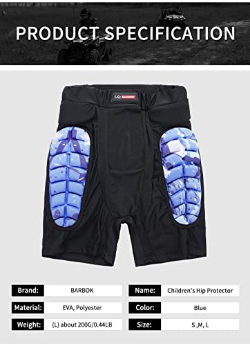 Barbok Kids Padded Hip Protection Shorts Eva Butt Pads Short For Cycling Skating Skateboarding Snowboarding Roller Boys Girls #TOP5