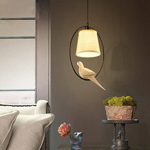 Lámpara colgante Loft vintage con diseño de pájaro y suspensión 2