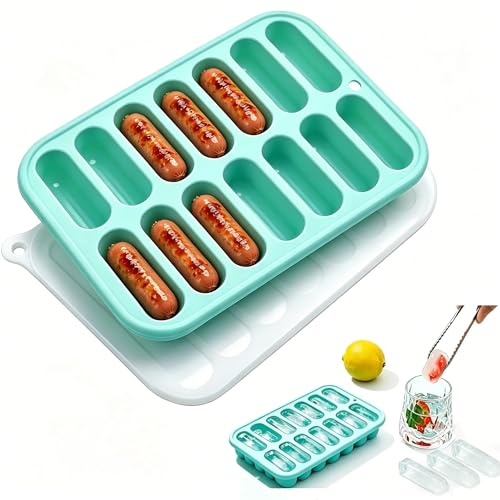 Molde de Silicona para Salchichas con Tapa miniatura 1